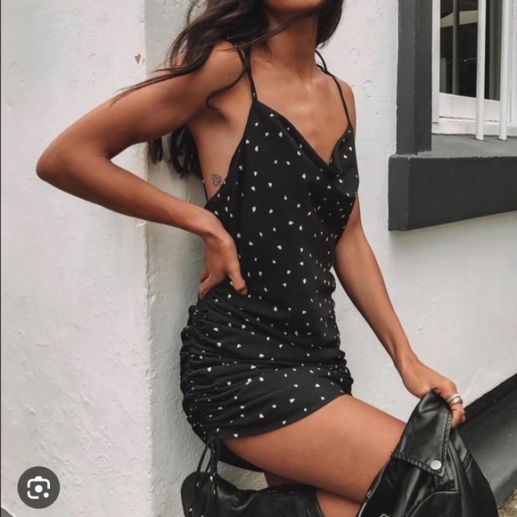 Lioness Dresses & Skirts - Lioness Heart Above Knee Ruched Mini Dress